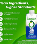Orgain 30G High Protein Ready To Drink Shake Vanilla Bean 11 Fl Oz (Pack Of 12) + Orgain Organic 30G Vegan Protein Powder Vanilla 2.01 Lb (Packaging May Vary) Bundle