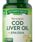 Nature's Truth Norwegian COD Liver Oil Supplement, 100 Count