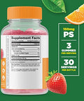 Lifeable Vitamin D 10000 Iu + Phosphatidylserine (Ps) Gummies Bundle Great Tasting Vitamin Supplement Gluten Gmo Chewable Gummy