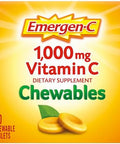 EmergenC Chewable Vitamin C 1000Mg With B Vitamins And Antioxidants Tablet (40 Count Orange Blast Flavor) Dietary Supplement