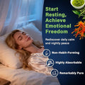 Hojasana L-Theanine 200Mg With Saffron Gaba Magnesium Glycinate & Vitamin B6 Advanced Complex Formula For Mood Relaxation & Stress Relief & Sleep Support 60 Vegan Capsules Non Gmo Gluten-Free