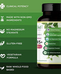 EMERALD LABS Womens 45+ 1 Daily Multi (60 Caps) and BHealthy (120 Caps) Complete Multivitamin Designed for Women 45+ and Vegan Vitamin B Complex GlutenFree