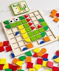 Tnbueno Dementia Activities For Seniors 120 Pieces Wooden Matching Puzzle Games For Elderly Alzheimers Products For Older AdultsShape Puzzle Memory Game For Adults Dementia Patients