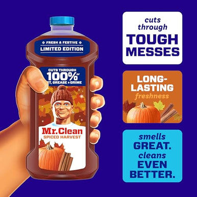 Mr. Clean All Purpose Cleaner Cleaning Liquid Spiced Harvest 41Oz