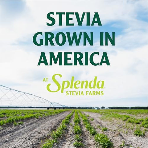 SPLENDA Stevia Zero Calorie Sweetener Plant Based Sugar Substitute Granulated Powder Single Serve Packets 1000 Count (Pack of 1)