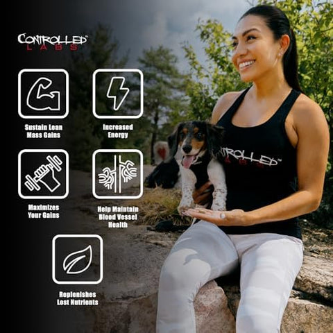 Controlled Labs Orange Health Iq + Orange Oximega Fish Oil Bundle " Boost Brain Function Heart Health & Immunity Together " Nootropic & Omega3 For Men & Women
