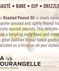 La Tourangelle,Roasted Peanut Oil,Slow Roasted Expeller-Pressed for Rich Flavor,Perfect for Cooking & Baking,Med-High Heat,Unrefined,Small Batch Production in USA,16.9 Fl Oz,(Pack of 2)