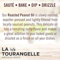 La Tourangelle,Roasted Peanut Oil,Slow Roasted Expeller-Pressed for Rich Flavor,Perfect for Cooking & Baking,Med-High Heat,Unrefined,Small Batch Production in USA,16.9 Fl Oz,(Pack of 2)