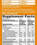 ZarBee's Naturals Baby Immune Support + Vitamins Natural Orange Flavor 2 oz