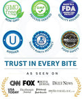 Lunakai Usa Made Stress Less Magnesium Glycinate With L-Theanine Gummies Bundle Naturally Flavored Non-Gmo 60Ct Each