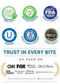 Lunakai Usa Made Stress Less Magnesium Glycinate With L-Theanine Gummies Bundle Naturally Flavored Non-Gmo 60Ct Each