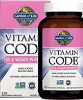 Garden Of Life Multivitamin For Women - Vitamin Code 50 & Wiser Women'S Raw Whole Food Vitamin Supplement With Probiotics, Vegetarian, 120 Count