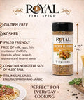 June Street Market 10 Piece Essentials Kitchen Starter Gift Set: Spices with Trilingual Labels (English, Spanish, Arabic) Includes Recipe Cards, Perfect for Cooking, Baking, or Gifting