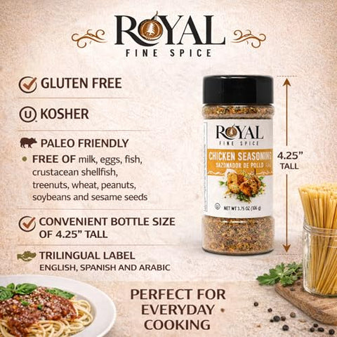 June Street Market 10 Piece Essentials Kitchen Starter Gift Set: Spices with Trilingual Labels (English, Spanish, Arabic) Includes Recipe Cards, Perfect for Cooking, Baking, or Gifting