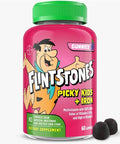 Flintstones Vitamins For Picky Kids + Iron Kids Multivitamin Gummies With Vitamin C D E B6 And Iron Gummy Vitamins Grape Flavored 60 Gummies