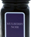 MONTEVERDE Bottle Ink, 90ml, Mulberry-Noir (G308UN) | Dark-toned Noir fountain pen ink with smooth flow, rich depth, and expressive writing character.