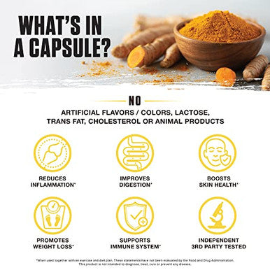 Ambrosia Golden Super Turmeric Bioavailable Curcumin Support Healthy Gut & Brain Health Joint Support 765Mg Of Active Curcuminoids 60 Veggie Capsules (30 Day Supply)