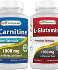 Best Naturals L-Carnitine 1000mg & L-Glutamine 1000mg