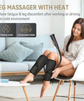 Fit King Air Compression Leg Massager With Heat - Great For Wife Mom Dad