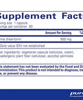 Pure Encapsulations Taurine 500 mg. 60 vcaps