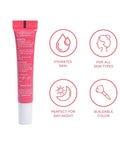 purlisse Blush Glow BB Cheek Color Cruelty clean Paraben Sulfate Cream blush Long lasting Vitamin E hydrates Sweet Rose 0.34oz