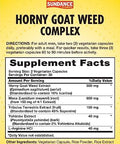 Sundance Horny Goat Weed Complex 60 Capsules With Maca Tribulus Terrestris And Larginine Vegetarian Nongmo & Gluten Supplement