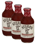 Stubb's Hickory Bourbon Bar-B-Q Sauce 18 oz (Pack of 3)