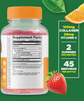 Lifeable Moringa Leaf + Collagen & Vitamin C Gummies Bundle Great Tasting Vitamin Supplement Gluten Gmo Chewable Gummy