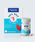 Hyland's Cold Medicine and Sore Throat Relief, Treatment of Colds, Sore Throats, Runny Nose, and Burns, s #5 Cell Salt Kali Muriaticum 6X Tablets, 100 Count