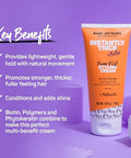 "Marc Anthony Biotin Styling Cream Instantly Thick Plump & Lift With Polymers And Phytokeratin Thickening For Fine Hair 4.93 Oz"