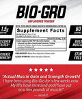 Isatori Bio-Gro Protein Synthesis Amplifier - Unflavored (60 Servings) & Isatori Amino-Gro Bcaa Powder - Blue Razz Snow Cone (30 Servings)