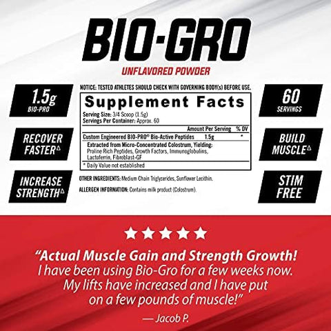Isatori Bio-Gro Protein Synthesis Amplifier - Unflavored (60 Servings) & Isatori Amino-Gro Bcaa Powder - Blue Razz Snow Cone (30 Servings)