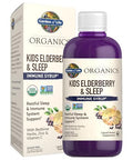 Garden Of Life Organics Elderberry Immune Support For Kids With Zinc Vitamin C - Kids Elderberry & Sleep Immune Syrup Liquid Bedtime Herbs For Children No Alcohol No Added Sugar 3.92 Fl Oz