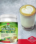 Olympian Labs Plant Based Pea Protein Powder Vanilla 25G Of Protein Vegan Low Net Carbs Gluten Lactose No Sugar Added Soy Nongmo 2 Pound Pea Protein