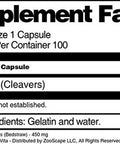 Terravita Cleavers (Bedstraw) - 450 Mg (100 Capsules, Zin: 511725)