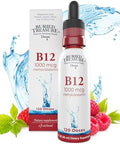 Buried Treasure B12 Drops 1000Mcg Vitamin B12 Methylcobalamin Per Serving 120 Servings Sublingual B12 Alcohol Vegan Raspberry Flavor 2 Oz Bottle Graduated Dropper Accurate Dosing