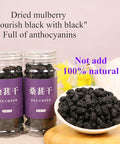 Hee Creek Top Grade Dried Mulberries Black Mulberry Tea 280g/10oz Wild Black Mulberry Dried Fruit No Sugar Added & No Additives Sand Free Nourishing Ã¦Â¡â€˜Ã¨â€˜Å¡ Ã¦Â¡â€˜Ã¨â€˜Å¡Ã¥Â¹Â²