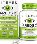 Viteyes Areds 2 Eye Vitamins, Classic Macular Support, Allergen Capsules, With Natural Vitamin E, Vitamin C, Zinc, Copper, Lutein & Zeaxanthin, Eye Doctor Trusted, Manufactured In The Usa, 180 Ct