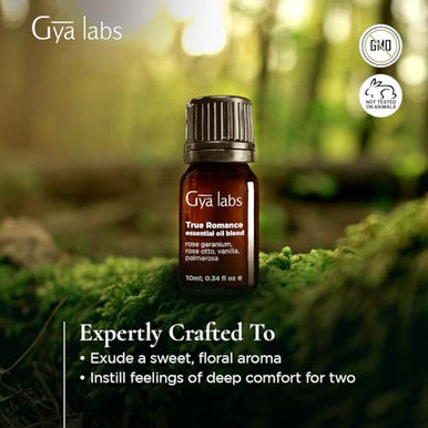 Gya Labs True Romance Essential Oil Blend - Sweet & Floral Scent (0.34 Fl Oz)