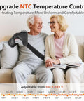 Emicool Cordless Knee Massager With Heat Vibration Heated Electric Knee Brace Massager For Pain Relief Muscle Relaxation 3 In 1 Knee Warmers Wrap For Shoulder Leg Elbow 4 Motors Christmas s For Dad Mom