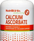 NutriBiotic Calcium Ascorbate Vitamin C Powder Essential Antioxidant and Collagen Supplement Buffered with Calcium Non Acidic and Easier on Digestion than Ascorbic Acid Gluten and GMO 8 Oz