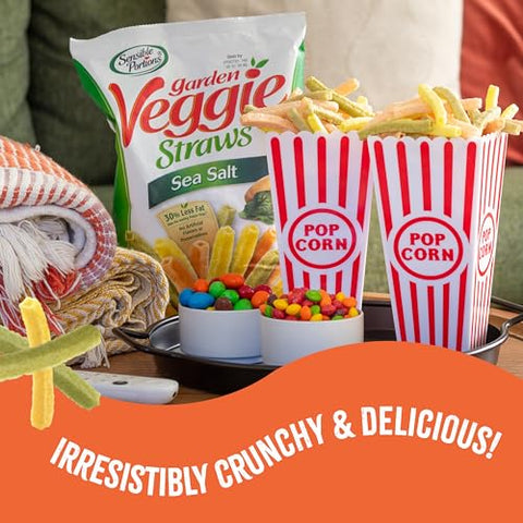 Sensible Portions Veggie Straws Sea Salt Flavor GlutenFree Chips 7 Ounce Bag 12Pack
