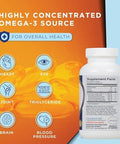 Cardiotabs Omega3 Entericcoated Fish Oil Supplements Triglyceride Form 1100 Mg Total Omega3 Fatty Acids Nondairy And Gluten Special Enteric Coated Softgels For No Fishy Burps 180 Count