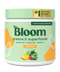 Bloom Nutrition Superfood Greens Powder Digestive Enzymes with Probiotics and Prebiotics Gut Health Bloating Relief for Women Chlorella Green Juice Mix with Beet Root Powder 30 SVG Mango