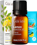 Gya Labs Lemon Verbena Essential Oil For Diffuser & Lemon Essential Oil For Diffuser Set - Aromatherapy Grade Essential Oils Set - 2X0.34 Fl Oz - Gya Labs