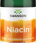 Swanson Niacin (B3) Cardio Health Support Carbohydrate Metabolism 500 Milligrams 250 Capsules