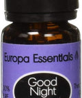 Europa Essentials All Natural GOOD NIGHT Sleep Assist Synergy Essential Oil Blend - 100% PURE Therapeutic Grade, Aromatherapy Blend w/ Ylang Ylang, Sweet Orange, Marjoram, Clary Sage & Geranium, 10ml