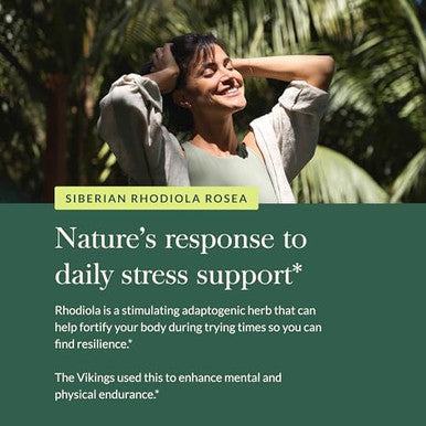 Gaia Herbs Rhodiola Rosea Stress Support Supplement Traditionally For Supporting Healthy Stamina And Endurance 120 Vegan Liquid Phytocapsules (60Day Supply)