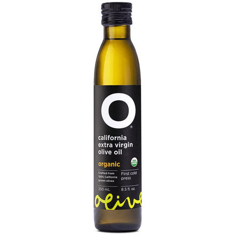 O Olive California Organic Extra Virgin Olive Oil Glass Bottle 25.4 Fl Oz