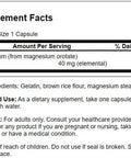 Swanson Magnesium Orotate 654 mg 60 Caps 2 Pack